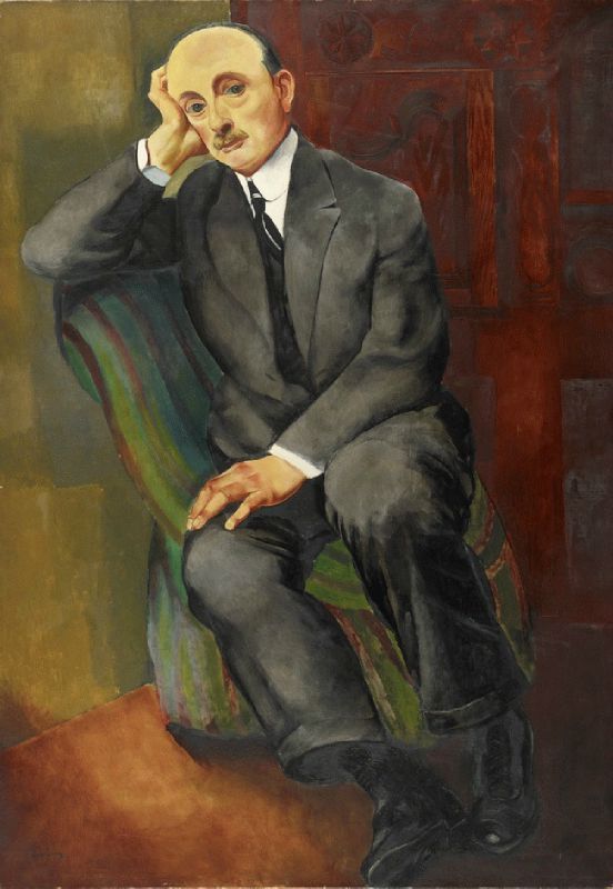 Moise Kisling - Portrait d un homme (Jonas Netter) 1920