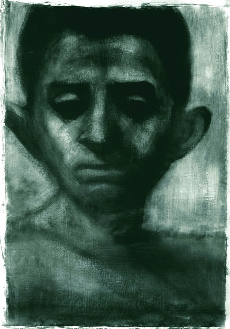 Alexandru Radvan, Nuclear Morgen, Acrylic auf Leinwand, 107x78 cm, 2007