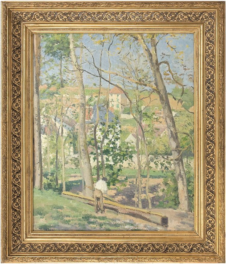 Taietorul de lemne, Camille Pissarro
