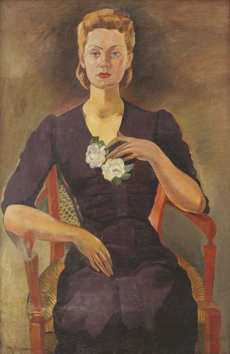 Merica Ramniceanu Portretul Cellei Serghi (colectie particulara, lucrarea nu este in expozitie)