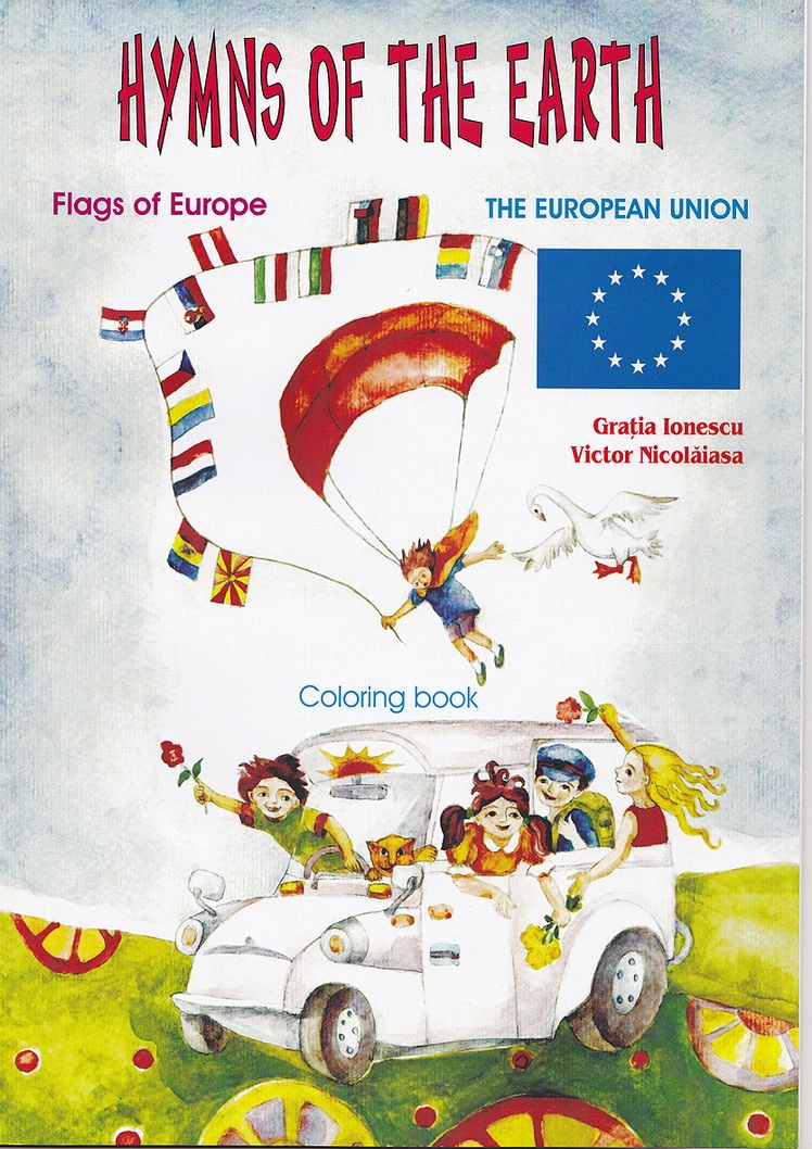 carte de colorat steagurile europene