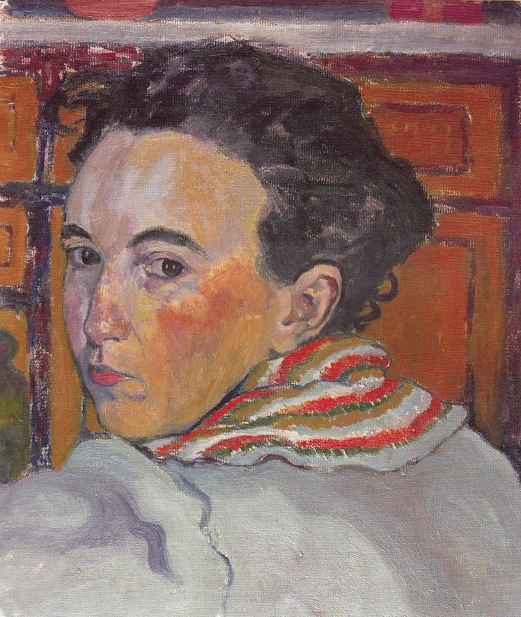 19. Dorothea (Lola) Schmierer-Roth,, Autoportret privind peste umăr
